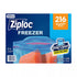 Ziploc Quart Storage Freezer Bags, 216 ct.
